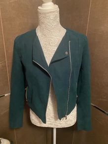 jacket teal
