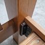 King size Oak bed frame Image 5
