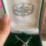 necklace watch. Mullingar pewter Bnwt Image 4