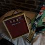 Harley Benton Vintage VT series seafoam colour bass and amp Image 6