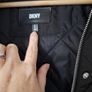 Dkny hooded quilted jacket size small Image 3