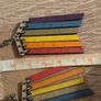 Brand New Green Tree Wood Cut Rainbow Earrings Image 4