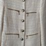 Zara cream tweed jacket Image 2