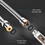 Shower Head and Hose 2M, High Pressure Filter Shower Head 5 Modes, Universal Hard Water Softener Showerhead with Extra Replaceable Accessories Image 6