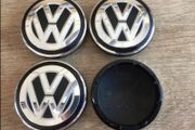 4x 56mm Brand New Volkswagen alloy wheel centre caps 6CD601171