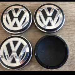 4x 56mm Brand New Volkswagen alloy wheel centre caps 6CD601171