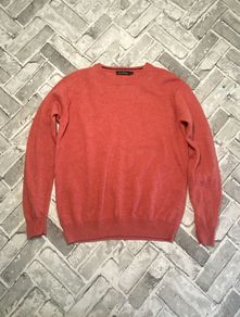 James Pringle Mens Wool Jumper Red Size Medium
