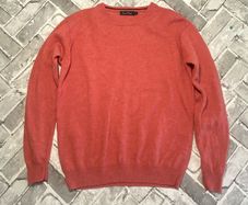 James Pringle Mens Wool Jumper Red Size Medium