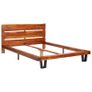 Bed Frame with Live Edge Solid Acacia Wood 120 cm Image 2