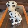 Large Mid-Century Ceramic Statue of a Dalmatian puppy 1970s Image 2