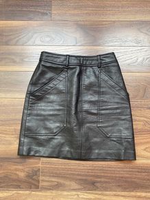 Leather style skirt