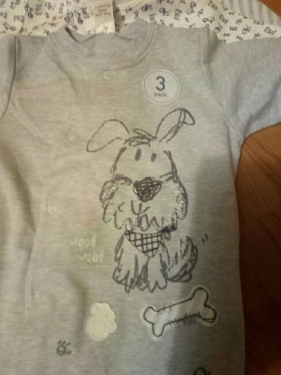 BNWT Next All in Ones, 3pk, 3-6months, Blue