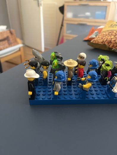 Large genuine LEGO minifigure collection