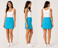 Turquoise mini skirt size 10