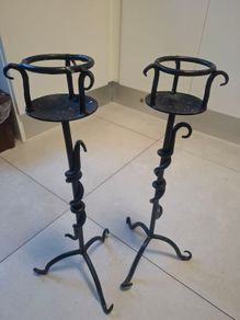 Handmade Wrought Iron Candle Holder