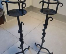 Handmade Wrought Iron Candle Holder