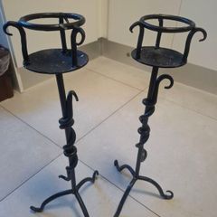 Handmade Wrought Iron Candle Holder