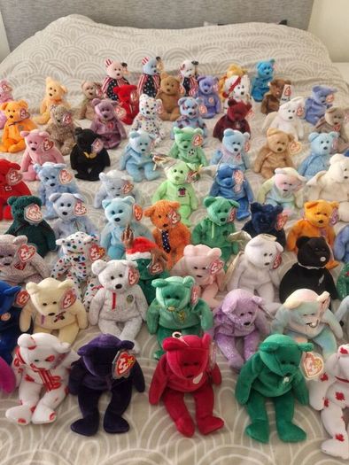 Ty Beanie Babies Bears x 84 Mint with Mint Tags