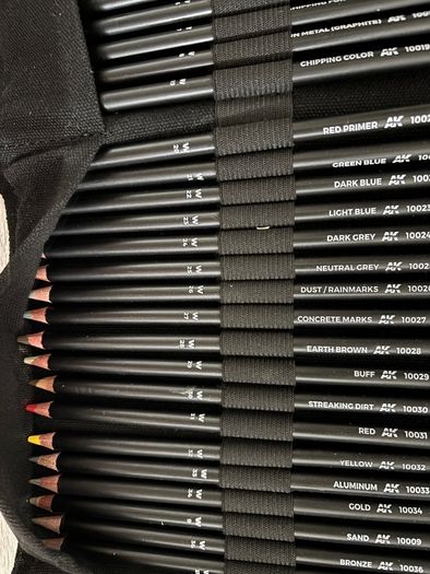 AK Weathering pencils for modelling