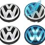 4 x 65mm VW Centre Caps Image 2