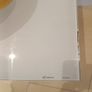 Side table by Calligaris 63cm sq x 55 h glass top Image 3