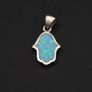 Vintage Sterling Silver Hand of Fatima Pendant Image 9