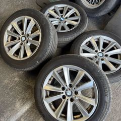 4 BMW alloy wheels with good tyres 225/55/R17 101W