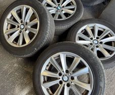 4 BMW alloy wheels with good tyres 225/55/R17 101W