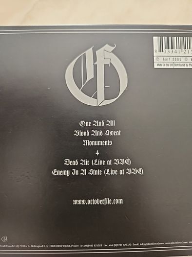 October File CD - Monuments
