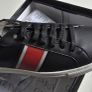 GUESS Men's Leather Sneakers, Todi Low, Black, Size EU 43, UK 9, US 10 Image 3