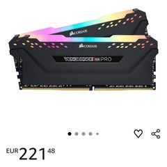 Corsair Vengance pro 16gb RGB DDR4