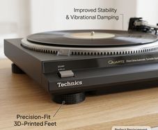 Technics Turntable Replacement Feet (SKLB2) - Set of 4 Flexible Isolation Feet for SL-QD33, SL-B2, SL-D2 & More - Vintage Audio Restoration Part