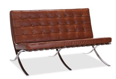 Barcelona sofa - 2 seater - Van der rohe