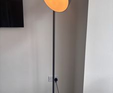 Grey Free Standing Lamp heavy and good quality