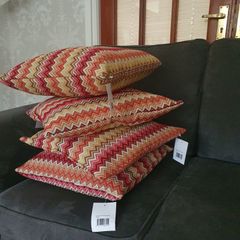 Cushions x 4 .. Patterned Covers plus Filler ...16" x 16" .... Final Price Drop