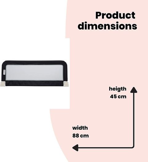 Portable Bed Rail, Toddler Bed Guard, Bedroom Accessory for Boys and Girls, Bed Rail for Toddlers