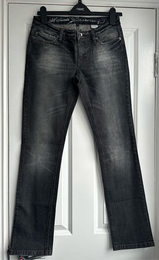 All Saints black distressed jeans