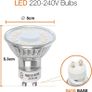 Led Bulbs, Pack of 10, 50 W Halogen Bulb Equivalent, 4W 350lm, Warm White Lighting 2700K, 120 Degree Angled Beam, Saving on Bills (FREE POSTAGE) Image 2