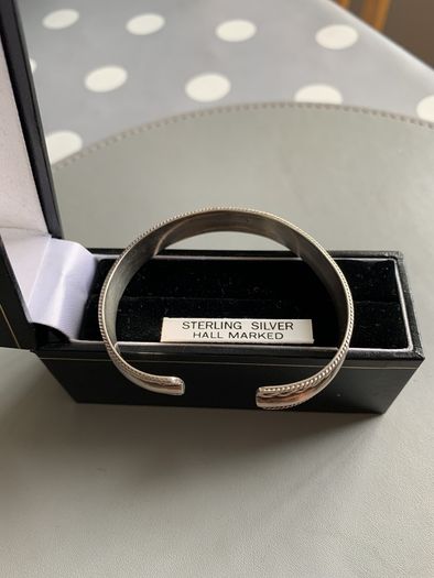 Solid Sterling Silver Bangle
