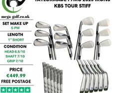 Taylormade P7MC 2023 Irons / 5-Pw / Kbs Tour Stiff