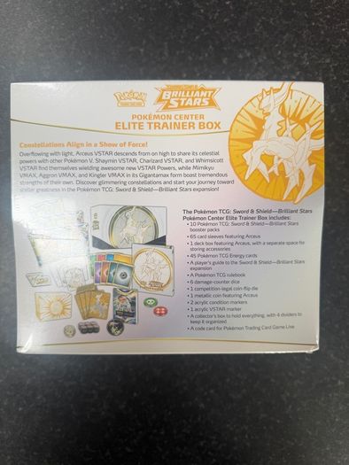 Pokemon Brilliant Stars PC ETB
