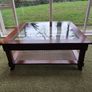 Glass Top Coffee Table Image 4