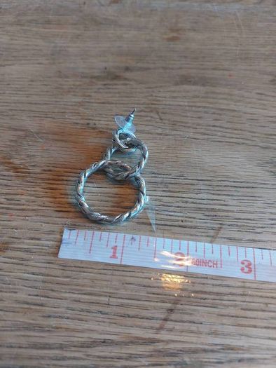 Silver Coloured Earrings