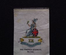 The Norfolk Regiment : 1915 Cigarette Silk - WW1