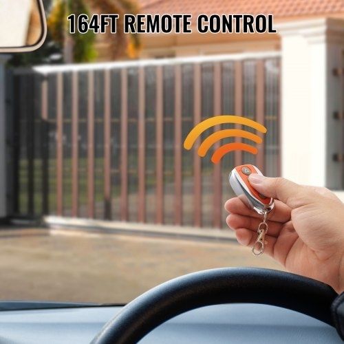 40 Meters Range, 4-Button Automatic Gate Opener Remote, Remotes for Garage Door Openers, Multi-Code Electric Rolling Driveway-Gate Closer Smart Key Security Kit