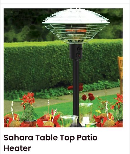 Sahara 4kw table top patio heater - NEW
