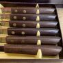 Vintage Boxed Set Of 6 X Teak Handled Forks. Image 6