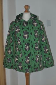 BODEN colourful rain jacket with hood size UK 12, EUR 40