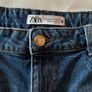 Zara blue denim shorts Image 3