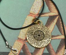 Vintage Style Medalion (2-sided) - good luck charm - excellent gift idea